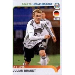 Julian Brandt Germany 122 Panini Road to UEFA EURO 2020 Sticker Collection
