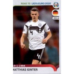 Matthias Ginter Germany 116 Panini Road to UEFA EURO 2020 Sticker Collection