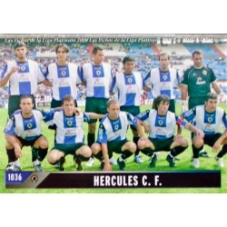 Alineación Indice Hercules 1036