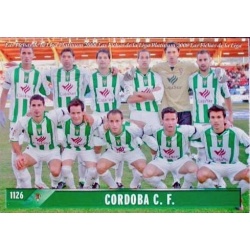 Alineación Indice Cordoba 1126