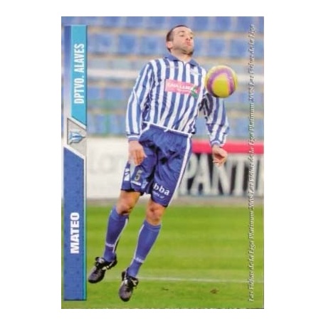 Mateo Fichas +III Alavés 1242