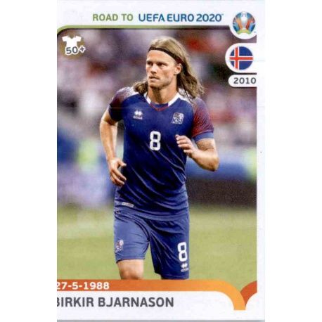 Birkir Bjarnason Iceland 156 Panini Road to UEFA EURO 2020 Sticker Collection