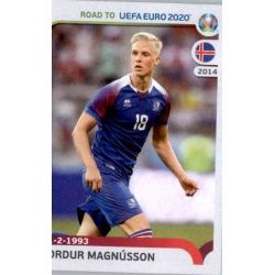 Hordur Magnússon Iceland 152 Panini Road to UEFA EURO 2020 Sticker Collection