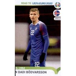 Jón Dadi Bödvarsson Iceland 160 Panini Road to UEFA EURO 2020 Sticker Collection
