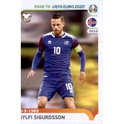 Gylfi Sigurdsson Iceland 157 Panini Road to UEFA EURO 2020 Sticker Collection