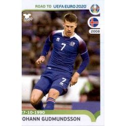 Johann Gudmundsson Iceland 158 Panini Road to UEFA EURO 2020 Sticker Collection