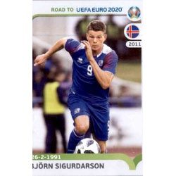 Björn Sigurdarson Iceland 161 Panini Road to UEFA EURO 2020 Sticker Collection