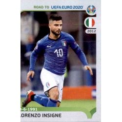 Lorenzo Insigne Italy 174 Panini Road to UEFA EURO 2020 Sticker Collection