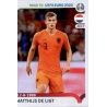 Matthijs de Ligt Netherlands 180 Panini Road to UEFA EURO 2020 Sticker Collection