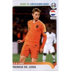 Frenkie de Jong Netherlands 186 Panini Road to UEFA EURO 2020 Sticker Collection