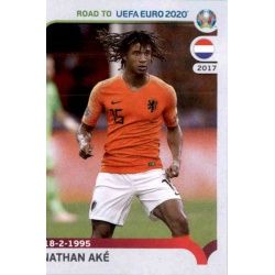 Nathan Aké Netherlands 183 Panini Road to UEFA EURO 2020 Sticker Collection