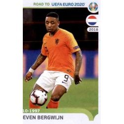 Steven Bergwijn Netherlands 193 Panini Road to UEFA EURO 2020 Sticker Collection