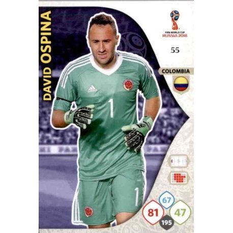 David Ospina Colombia 55 Adrenalyn XL World Cup 2018 