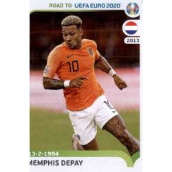 Memphis Depay Netherlands 191 Panini Road to UEFA EURO 2020 Sticker Collection