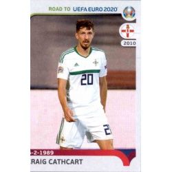 Craig Cathcart Northern Ireland 197 Panini Road to UEFA EURO 2020 Sticker Collection