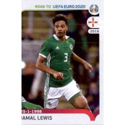 Jamal Lewis Northern Ireland 200 Panini Road to UEFA EURO 2020 Sticker Collection