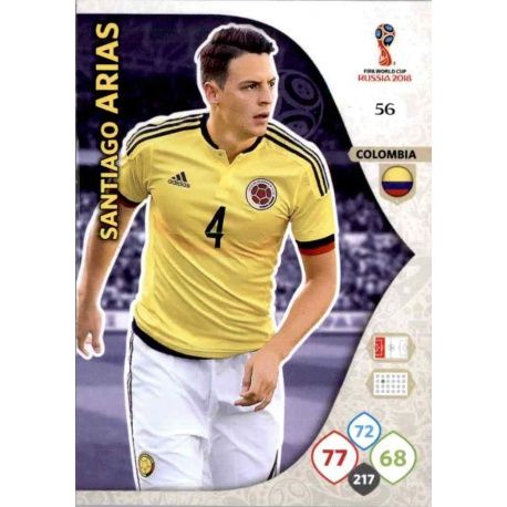 Santiago Arias Colombia 56 Adrenalyn XL World Cup 2018 