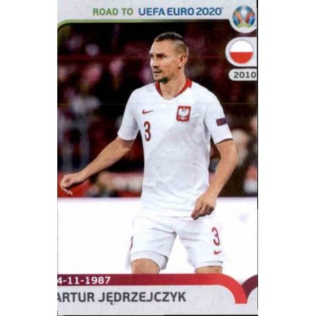 Artur Jędrzejczyk Poland 214 Panini Road to UEFA EURO 2020 Sticker Collection
