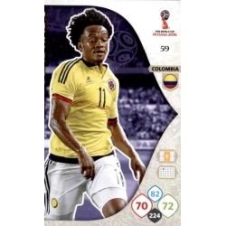 Juan Cuadrado Colombia 59 Adrenalyn XL Russia 2018 