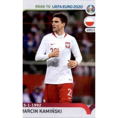 Marcin Kamiński Poland 217 Panini Road to UEFA EURO 2020 Sticker Collection