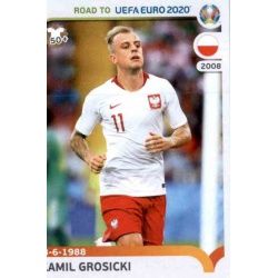 Kamil Grosicki Poland 220 Panini Road to UEFA EURO 2020 Sticker Collection