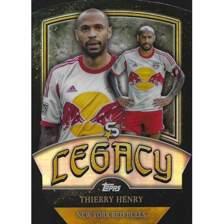 Thierry Henry MLS Legacy Die Cut New York Red Bulls LE-4