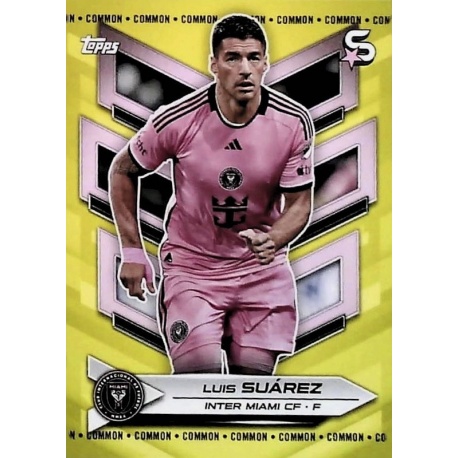 Luis Suárez Image Variation Yellow Common Inter Miami CF 9b