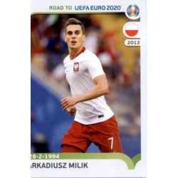 Arkadiusz Milik Poland 224 Panini Road to UEFA EURO 2020 Sticker Collection
