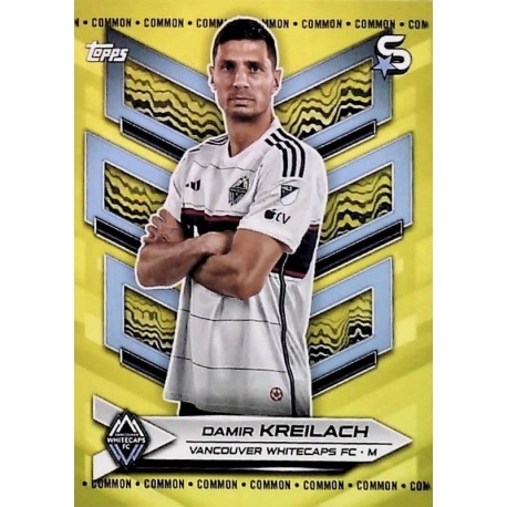 Damir Kreilach Yellow Common Vancouver Whitecaps FC 13