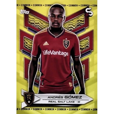 Andrés Gómez Yellow Common Real Salt Lake 86