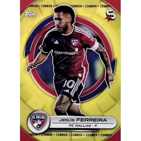 Jesús Ferreira Image Variation Yellow Common FC Dallas 93b