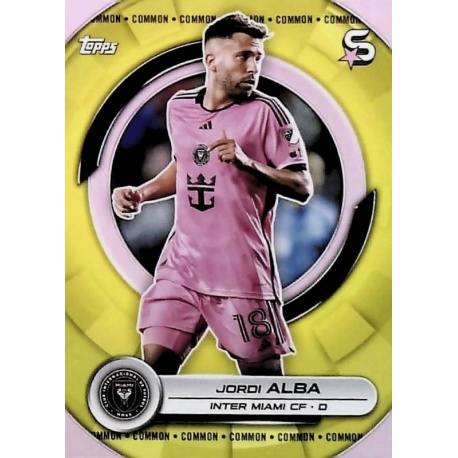 Jordi Alba Image Variation Yellow Common Inter Miami CF 94b