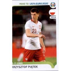 Krzysztof Piątek Poland 225 Panini Road to UEFA EURO 2020 Sticker Collection