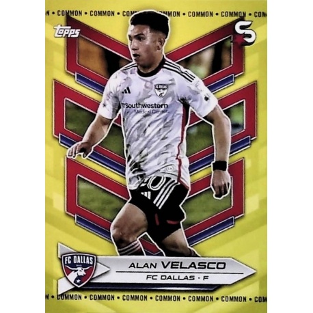 Alan Velasco Image Variation Yellow Common FC Dallas 139b