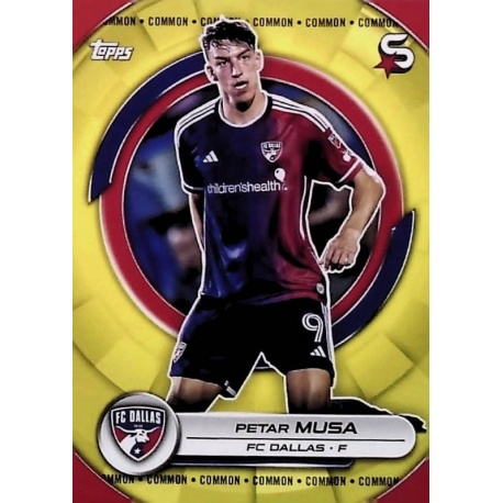 Petar Musa Image Variation Yellow Common FC Dallas 158b