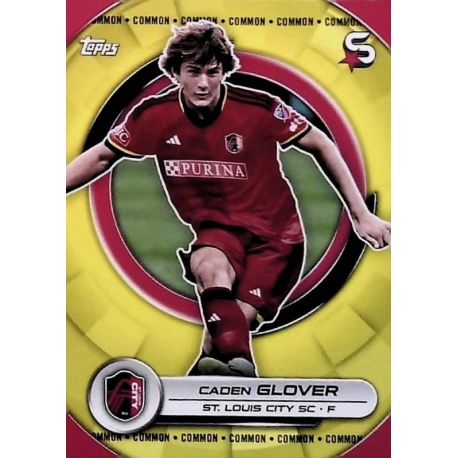 Caden Glover Image Variation Yellow Common St. Louis City SC 176b