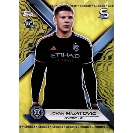Jovan Mijatović Yellow Common New York City FC 188