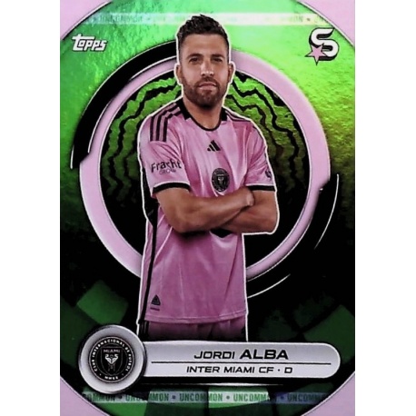 Jordi Alba Uncommon Green Inter Miami CF 94