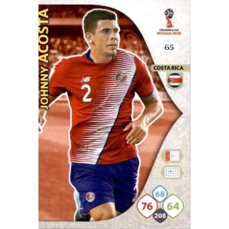 Johnny Acosta Costa Rica 65 Adrenalyn XL World Cup 2018 
