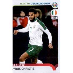 Cyrus Christie Republic of Ireland 245 Panini Road to UEFA EURO 2020 Sticker Collection