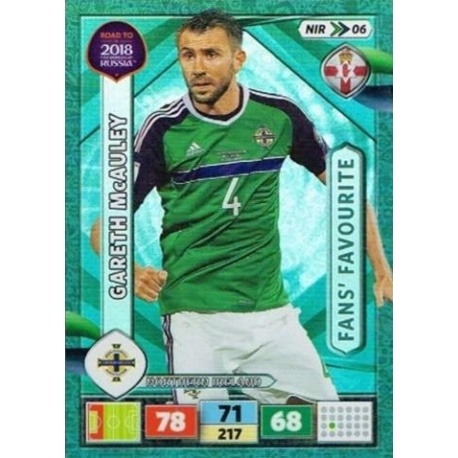 Gareth McAuley Fans' Favourite Northern Ireland