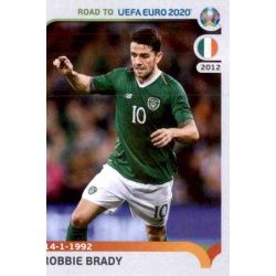 Robbie Brady Republic of Ireland 253 Panini Road to UEFA EURO 2020 Sticker Collection