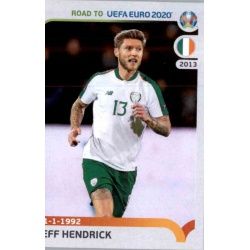 Jeff Hendrick Republic of Ireland 252 Panini Road to UEFA EURO 2020 Sticker Collection