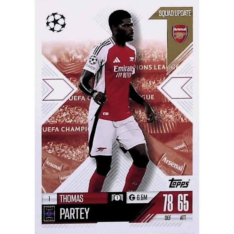 Buy Cards Thomas Partey Arsenal Topps Match Attax Extra 2024-25