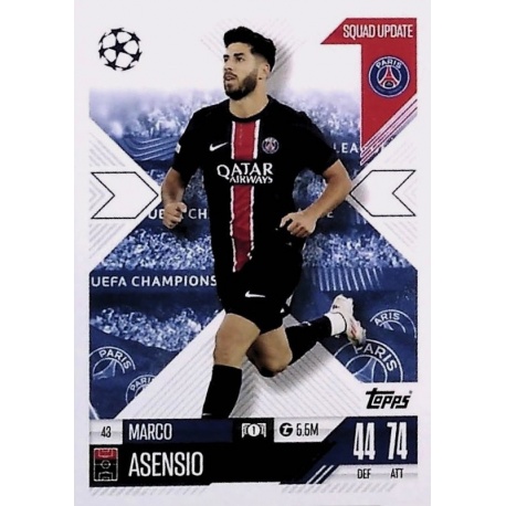 Marco Asensio PSG 43