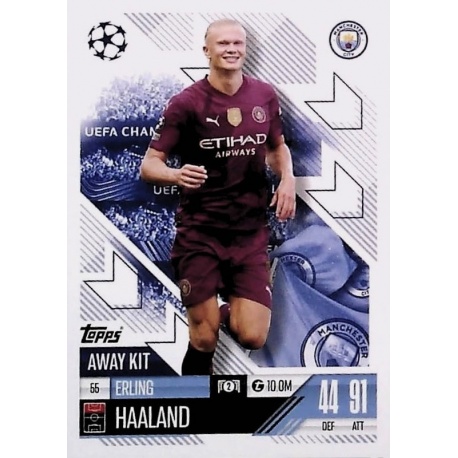 Erling Haaland Away Kit Manchester City 55