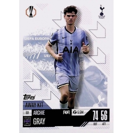 Archie Gray Away Kit Tottenham Hotspur 59