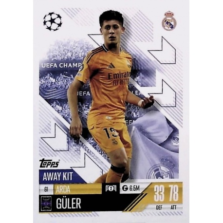 Arda Güler Away Kit Real Madrid 61