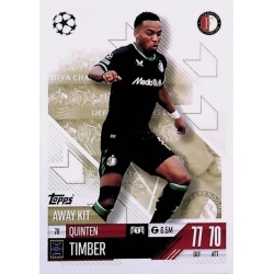 Quinten Timber Away Kit Feyenoord 78
