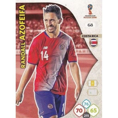 Randall Azofeifa Costa Rica 68 Adrenalyn XL Russia 2018 